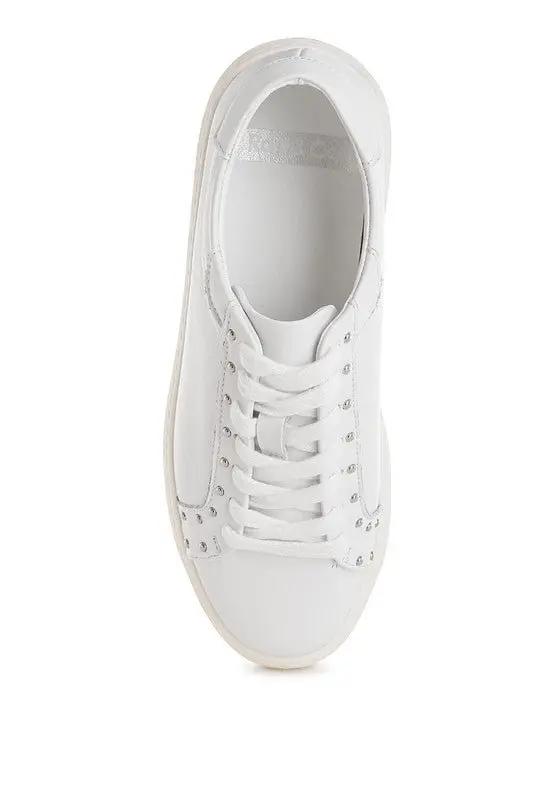 Strider Studs Embellished Chunky Sneakers for Stylish Comfort - Love Salve